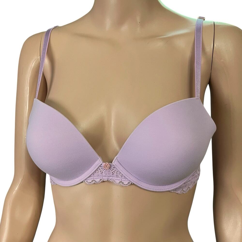 Victorias Secret Dream Angels Push Up Tshirt Bra 32C Padded Underwired Multi-way